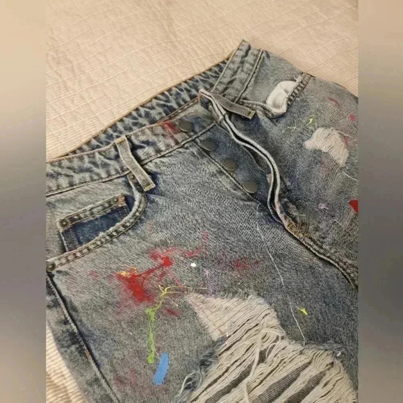 Carmar denim painted distressed jeans - Picture 8 of 8